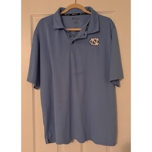 Champion Mens XL Polo Shirt Carolina Blue UNC Tar Heels Collegiate Athletic